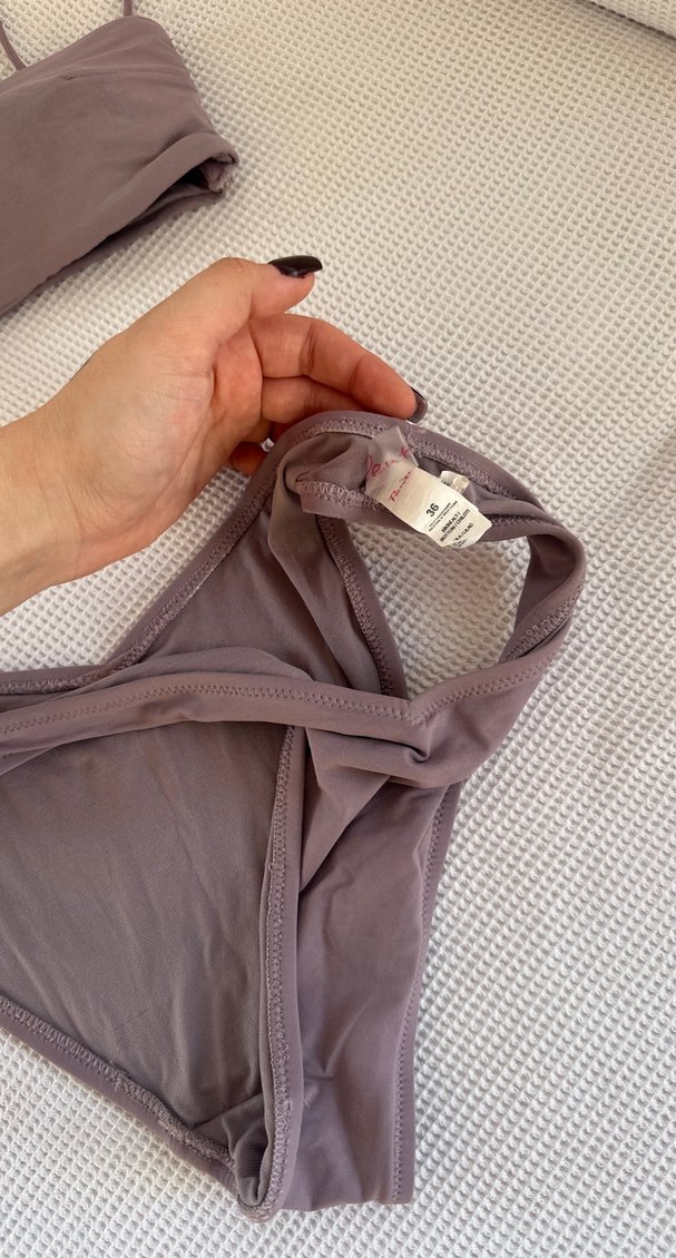 Penti Sade İnce Askılı lila Bikini takımı - Görsel 2