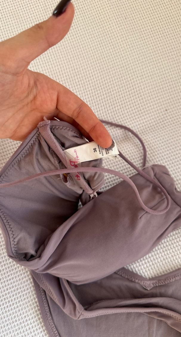 Penti Sade İnce Askılı lila Bikini takımı - Görsel 3