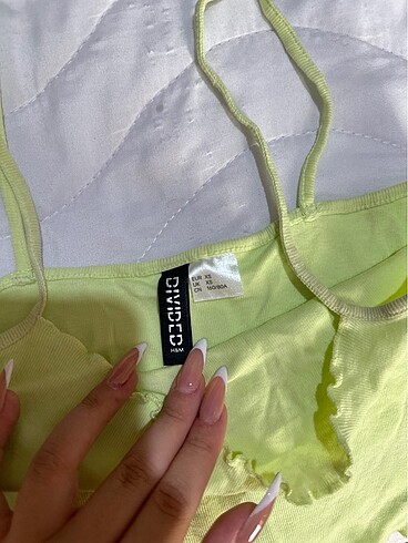 H&M H&m askılı crop
