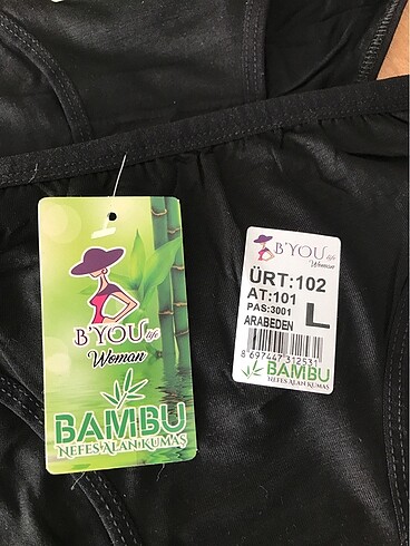 Bambum 3 ADET BAMBU KÜLOT YÜKSEK BEL