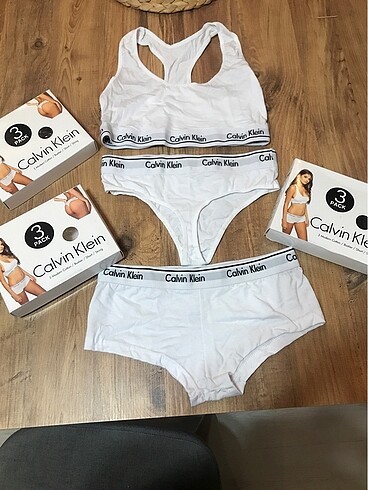 s Beden ÜÇLÜ SET BÜSTİYER SHORT STRİNG