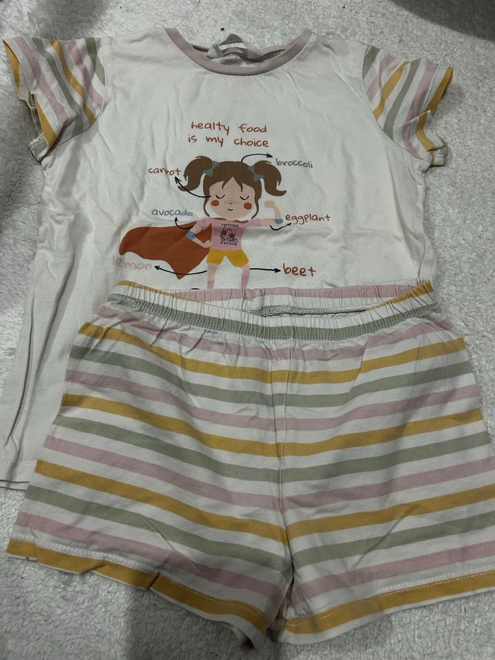 Kız Çocuk Beyaz Dantelli Pamuklu Tişört - Görsel 4