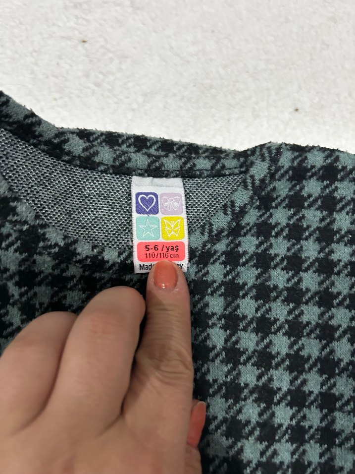 Kız Çocuk Uzun Kollu Kazak - Görsel 4