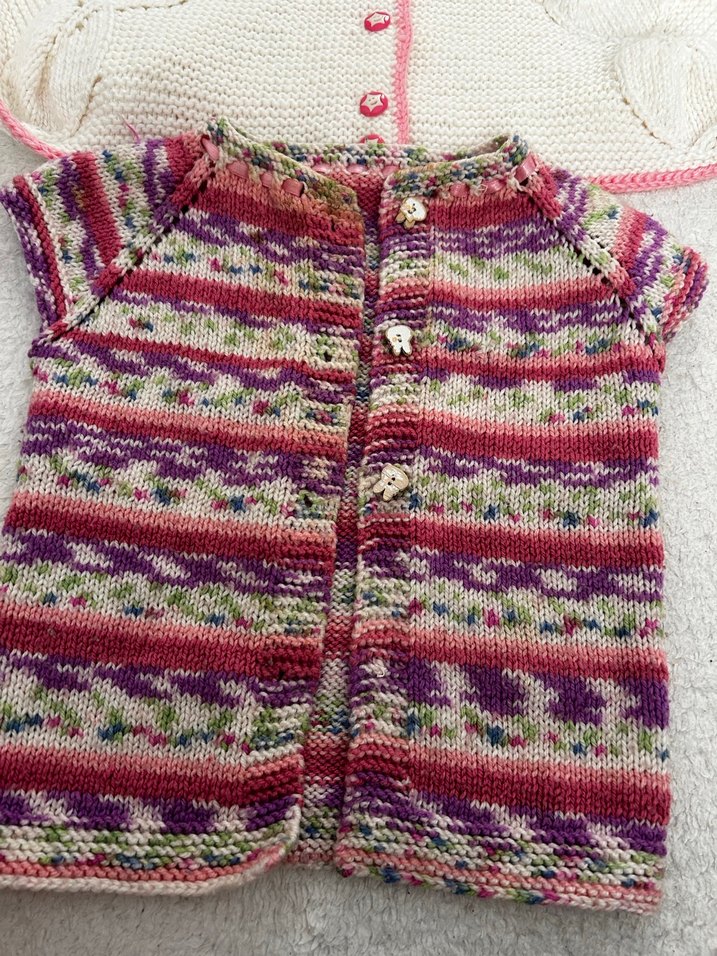 Renkli Örgü Kız Hırkaları - Görsel 3