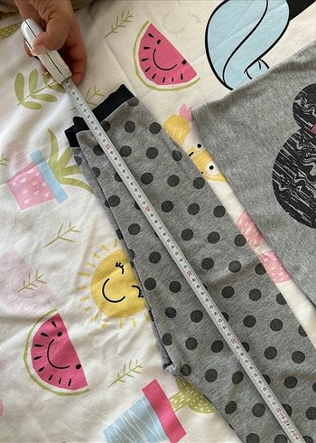 Kız Çocuk Uzun Kollu Pamuklu Pijama Takımı - Görsel 5