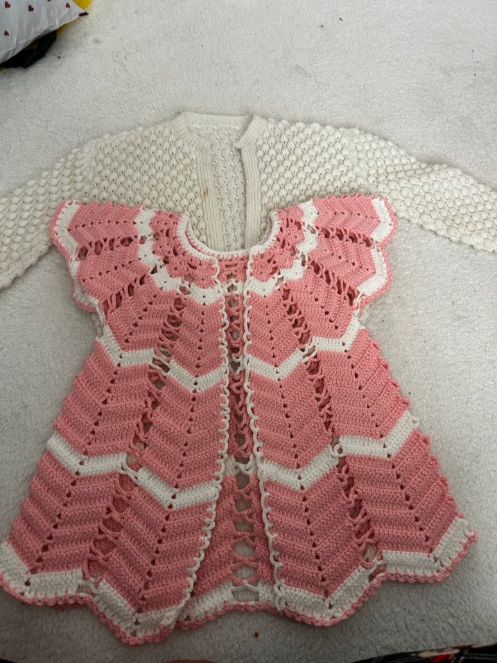 Pembe Örgü Bohem Kız Çocuk Hırka - Görsel 2