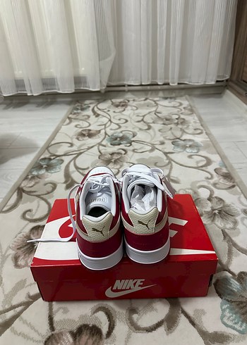 Puma Puma Kırmızı Beyaz Bağcıklı Erkek Spor Ayakkabı