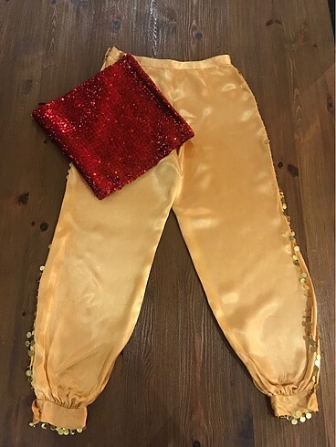 Tasarımcı Şalvar straplez takım (kaftan içi)