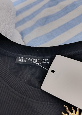 Mistix Siyah Gold Düğme Aksesuarlı Body - Görsel 5