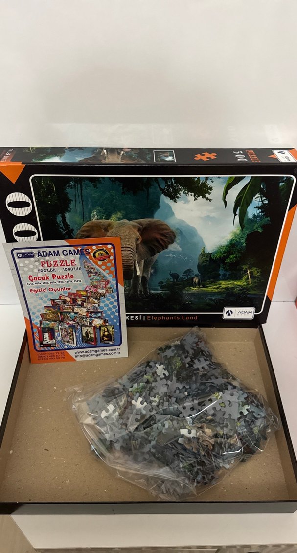 500 Parça Filler Ülkesi Puzzle - Görsel 2