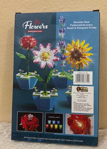 Saksıda Işıklı Gül Lego - Görsel 2