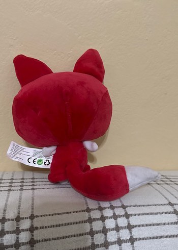 Kırmızı Renkli Peluş Tilki Oyuncak - Görsel 2