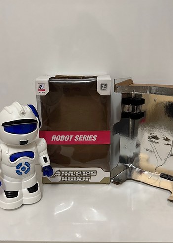 Robot çarp dön sesli ışıklı 15 fonksiyonlu robot 15 cm - Görsel 7