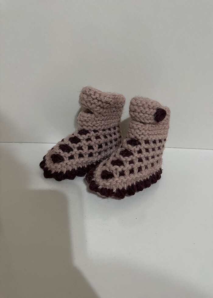 El örgüsü bebek patiği - Görsel 2