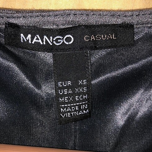 xs Beden siyah Renk Mango marka günlük kadın elbise