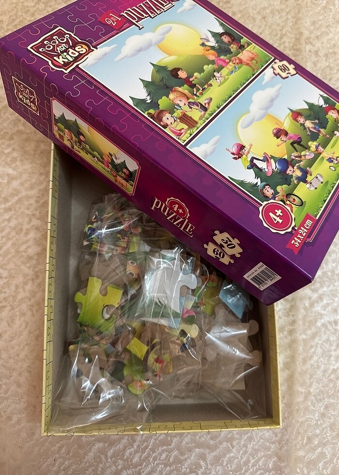 2?li çocuk Puzzle - Görsel 3