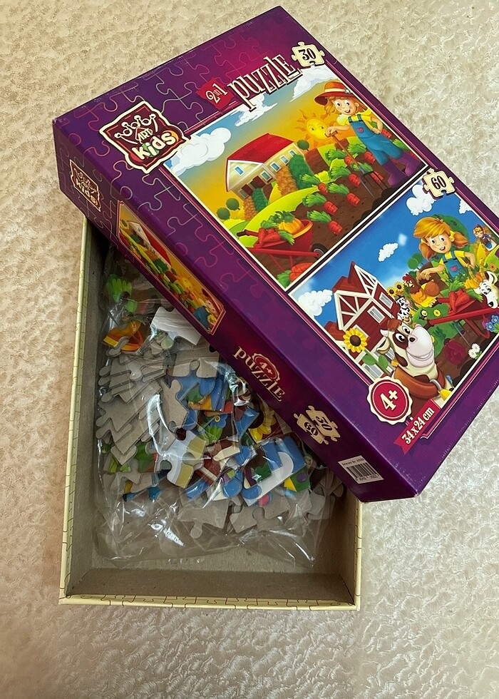 2?li çocuk Puzzle - Görsel 3