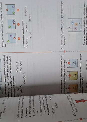 TYT Fizik Soru Bankası 1. Oturum Bilgi Sarmalı 2022 basım - Görsel 4