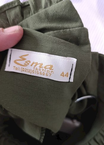 Volan Detaylı Keten Görünümlü Midi Elbise - Görsel 2