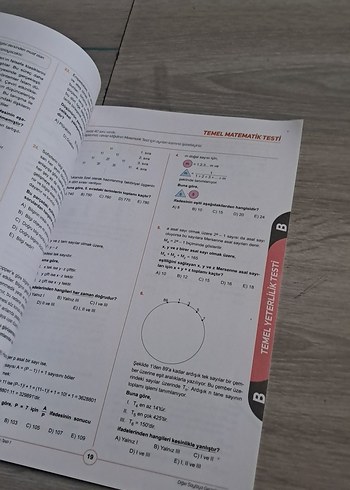 TYT-B Temel Yeterlilik Testi Soru Kitapçığı - Görsel 5