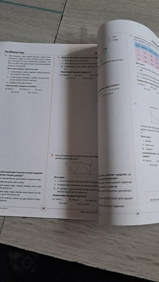 TYT-B Temel Yeterlilik Testi Soru Kitapçığı - Görsel 3