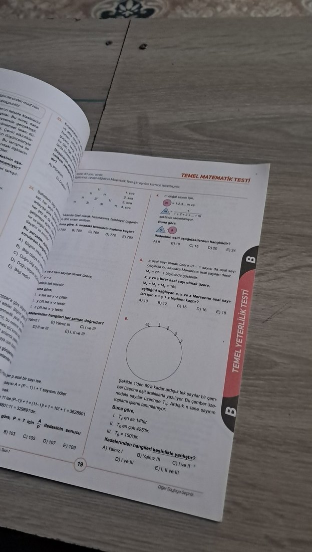 TYT-B Temel Yeterlilik Testi Soru Kitapçığı - Görsel 5