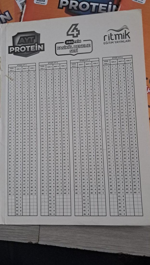 AYT Protein 4 Fasikül Deneme Seti - Görsel 5