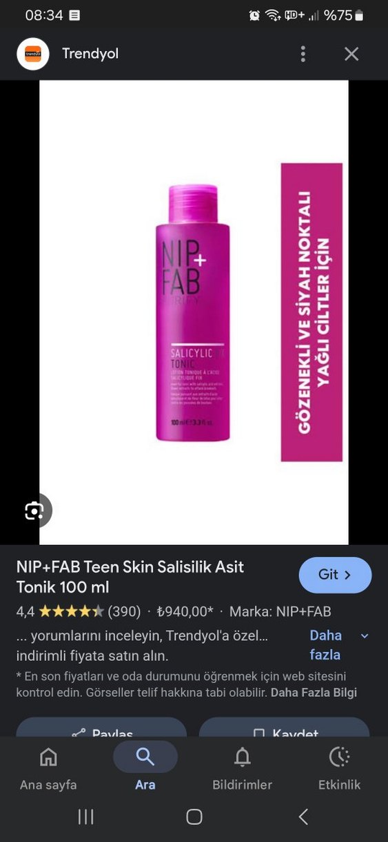 NIP+FAB Teen Skin Salisilik Asit Tonik 100 ml - Görsel 2