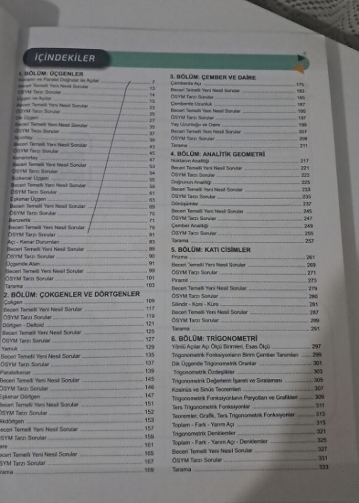 Tyt  Ayt geometri soru bankası - Görsel 3