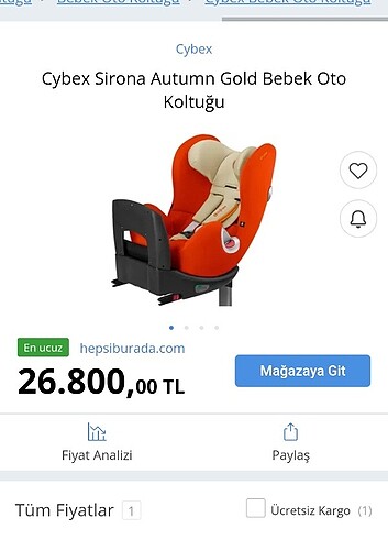 Cybex sirona Çocuk oto koltuğu