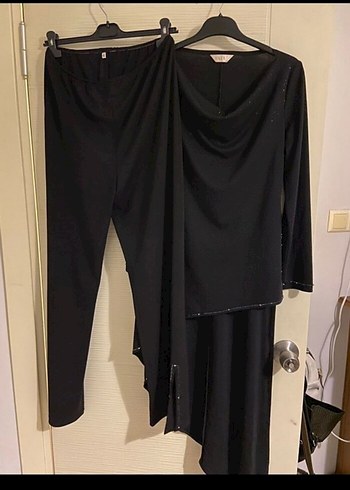 Siyah Uzun Kollu Kadın Ofis Takımı