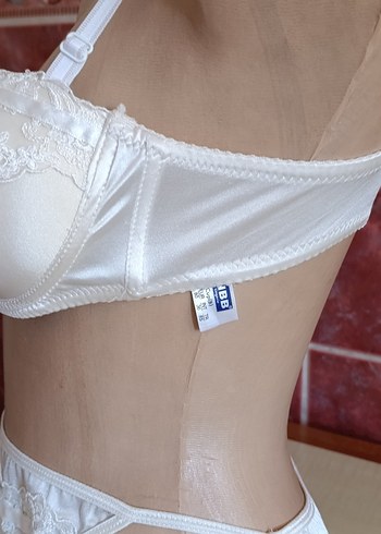 xl Beden beyaz Renk Dantel Detaylı Beyaz zincir detaylı iç çamaşır takımı