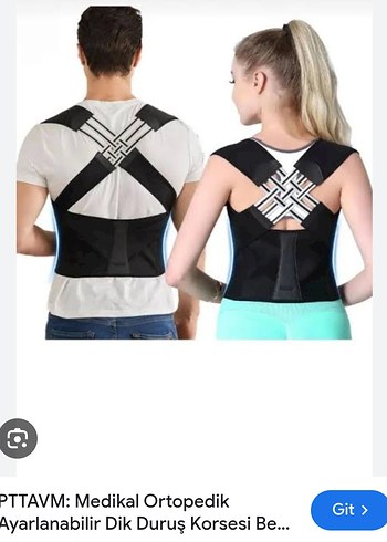 Siyah Sırt Çapraz Destekli dik duruş Korsesi - Görsel 3