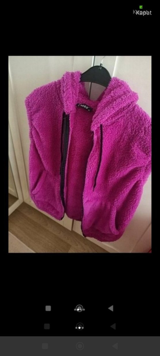 polar kapşonlu yelek - Görsel 2