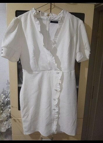 xl Beden beyaz Renk Trendyol elbise