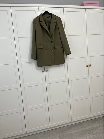 Blazer ceket haki