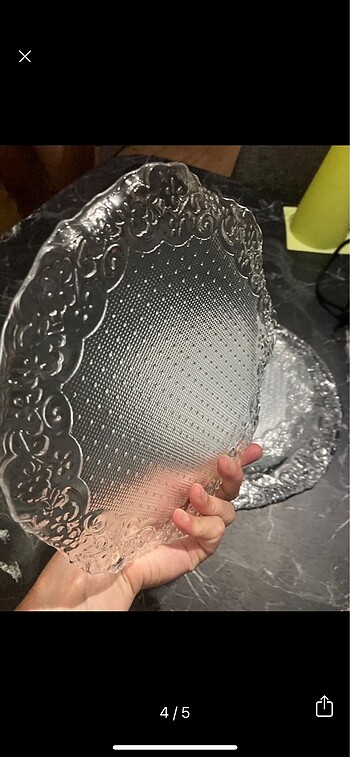Pasta seti cam çok şık sıfır ürün