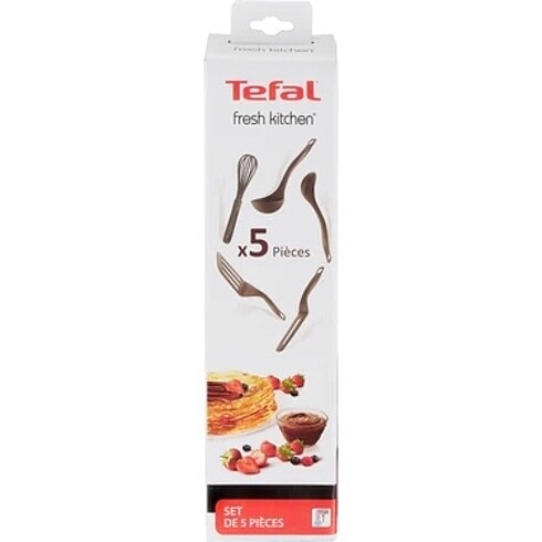  Beden camel Renk Tefal kaşık kepçe seti 5 li sıfır