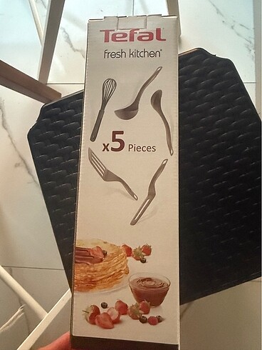 Tefal kaşık kepçe seti 5 li sıfır