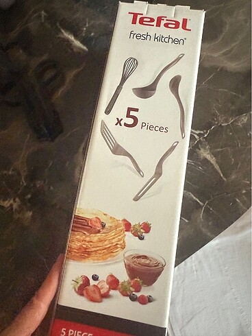  Beden Tefal kaşık kepçe seti 5 li sıfır