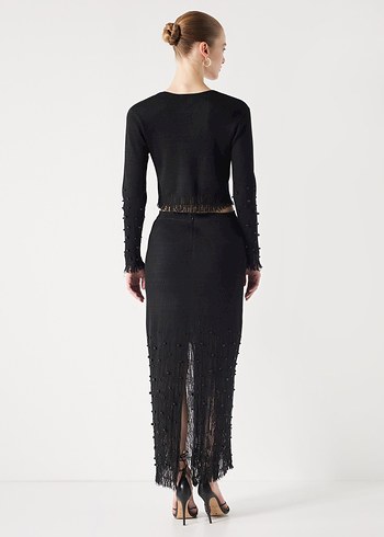 İpekyol boncuklu hırka - Görsel 2