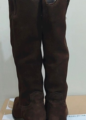 zara kovboy süet çizme - Görsel 4