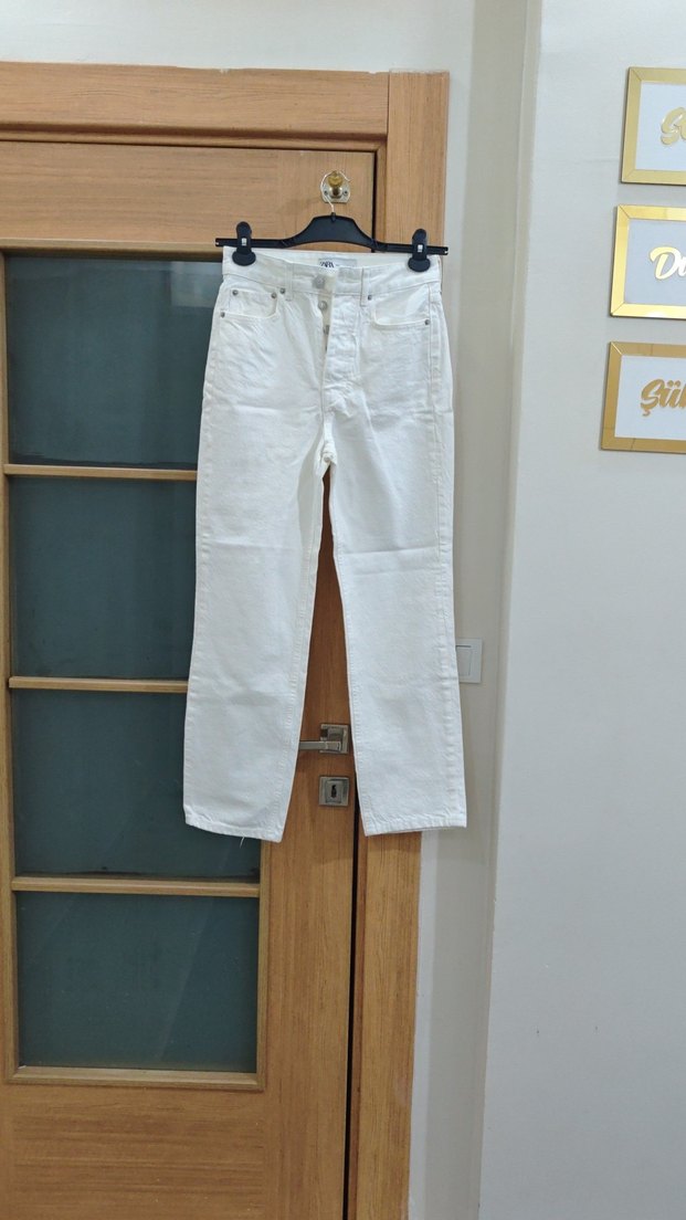 Zara straight fit Jean - Görsel 2