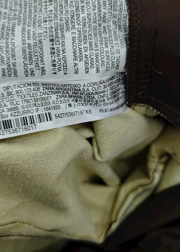 Zara kahverengi deri pantolon - Görsel 8
