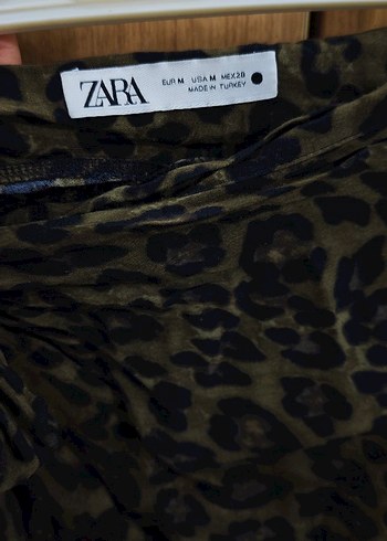 Leopar Desenli Kadın Midi Etek - Görsel 7