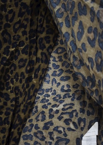 Leopar Desenli Kadın Midi Etek - Görsel 5