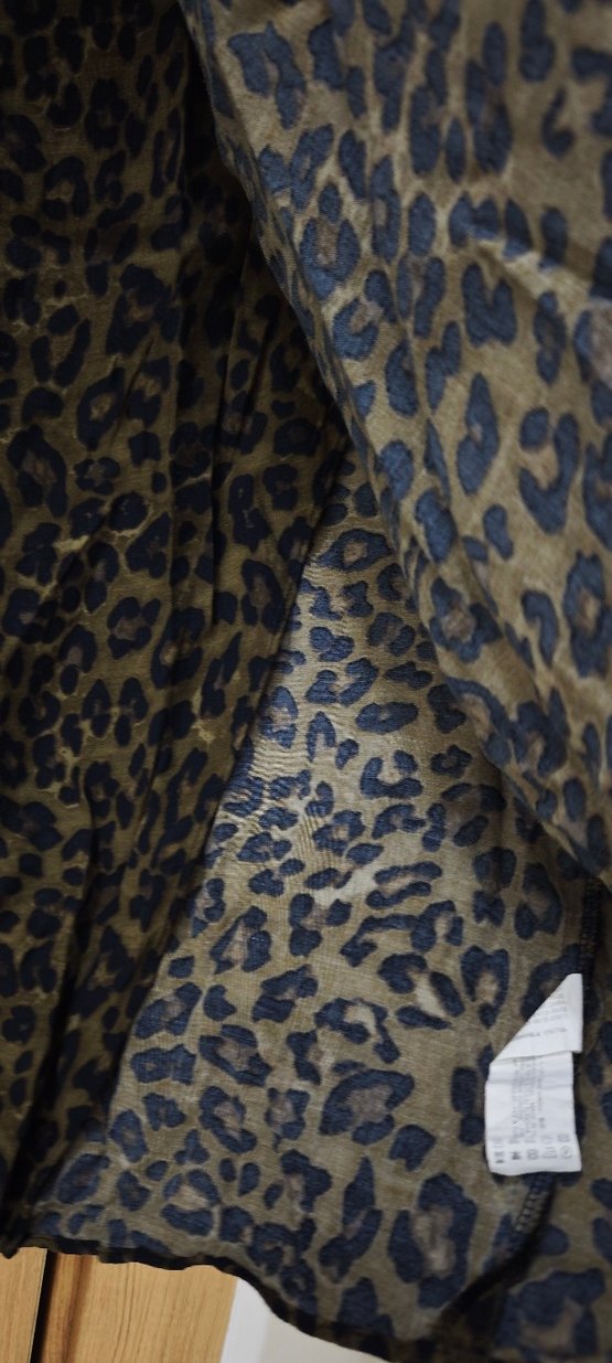 Leopar Desenli Kadın Midi Etek - Görsel 5