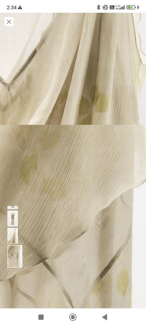 zara pelerin detaylı elbise - Görsel 4