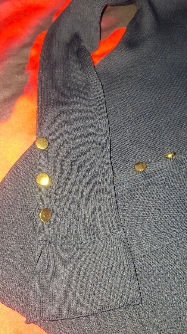 kolları düğmeli  std  Kadın Triko kararmaz taki hediyeli - Görsel 3