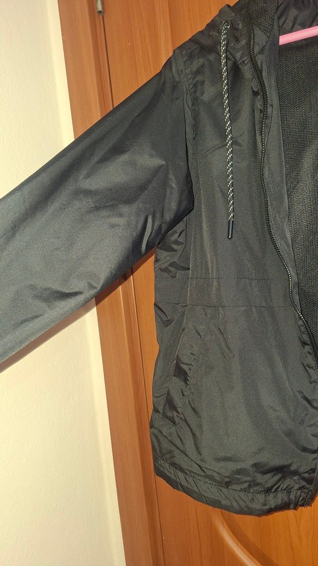 Kadın Siyah Fermuarlı Midi Ceket yağmurluk kararmaz taki hediye - Görsel 3